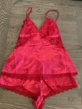 Red Babydoll satin  nightwear