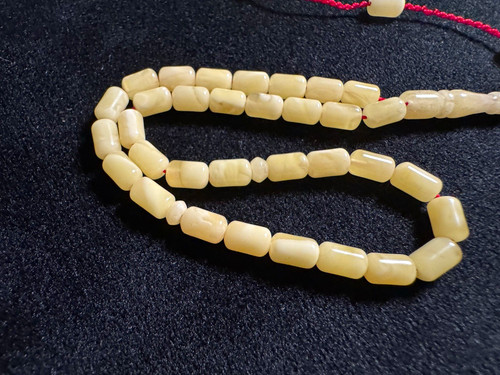 Baltic amber rosary prayer - amber,