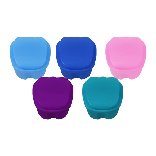 Clean denture bath case dental - bath,