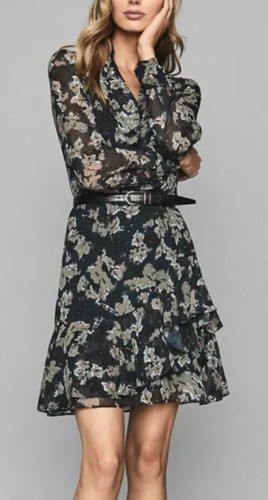 Reiss marseille ruffled sheer - marseille,