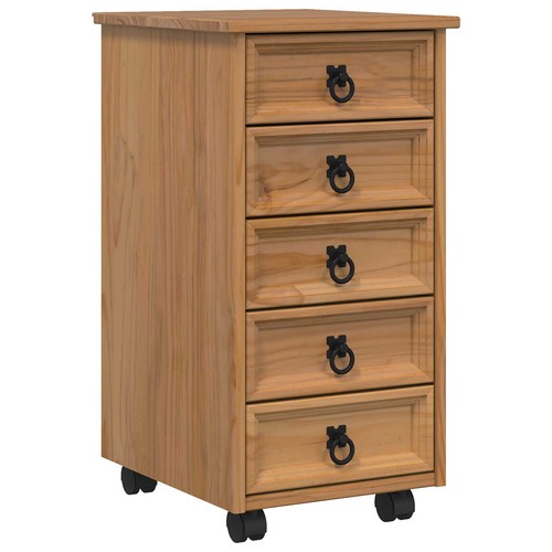 Rolling cabinet with drawers - cabinet,
