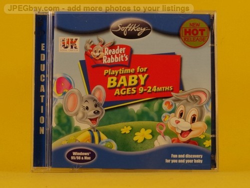 Reader rabbit playtime for - reader,