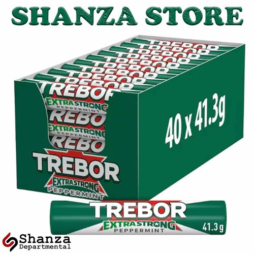 Trebor extra strong - strong, peppermint