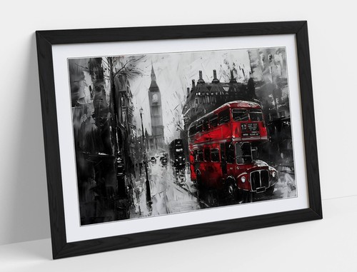 Black white london street - black,