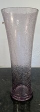 Vintage Purple Crackle Glass