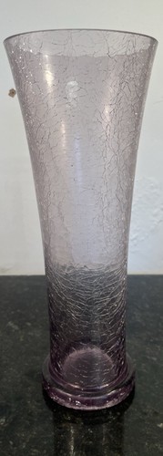 Vintage purple crackle glass - vintage,