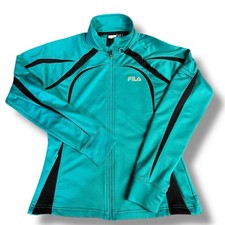 Vintage Fila Sport women's teal zip up jacket size Medium