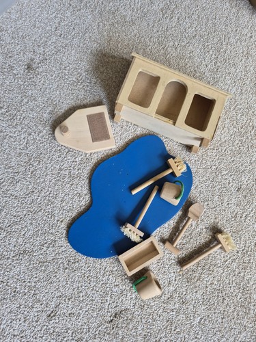 Vintage wooden toys joblot - toys,