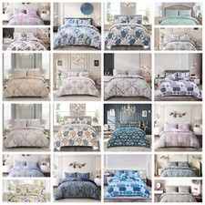 Duvet Covers Bedding Set 4 Piece Quilt Cover Complete Sets Pillow Case & Sheet