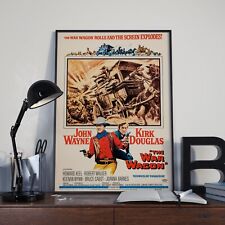 John Wayne Film Poster - The War Wagon - 1967 Classic Movie Print A4 A3 Size