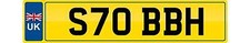 STOBB Private number plate S70