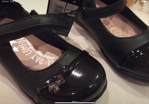 Girls school shoes size new - 10,