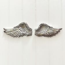 Silver Angel Wings Wall Art