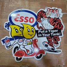 ESSO X TIGER PORCELAIN ENAMEL