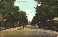 Albany Road Falmouth Postcard