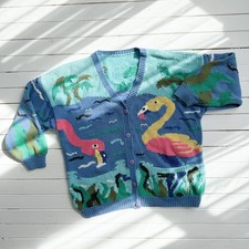 Joye + Fun blue pink flamingo