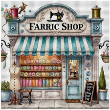 Printed Cross Stitch Kit 11 ct