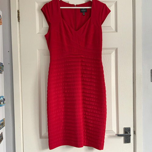 Adrianna papell red - adrianna, bodycon