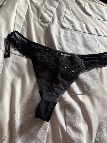 Ann summers black icon thong - ann,