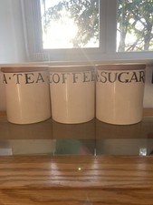 Vintage Emma BRIDGEWATER Tea Toast Canisters Set