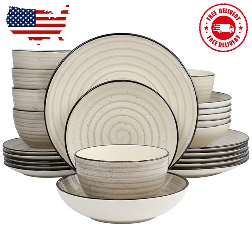 Piece stoneware dinnerware - 24,
