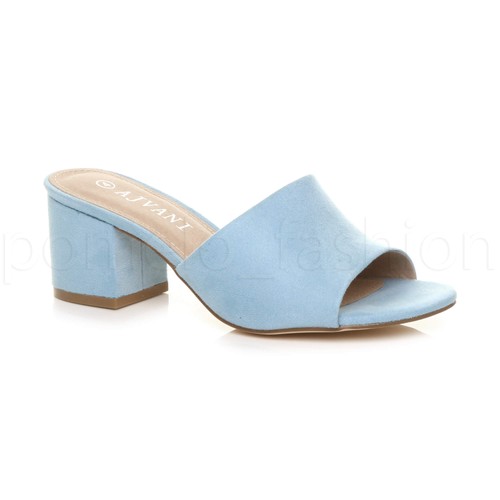 Womens ladies low medium - medium, heel