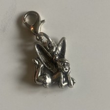 Disney Tinkerbell Fairy Clip On Dangle Charm for Bag Purse Zip Bracelet