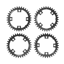 SunRace MS Narrow Wide Steel Off Road Cycle Bike MTB Chainring 96BCD Black