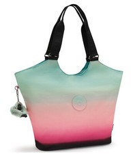 Kipling Gradient Magic Wicked Cicely Tote Bag With Monkey Keychain