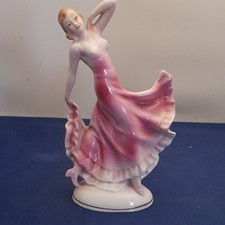 Art Deco Dancing Lady Ceramic