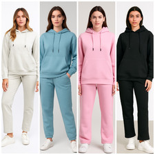 Womens Ladies Tracksuit Plain