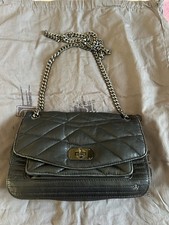 Zadig Voltaire Quilted Black Leather Bag With Chain Strap