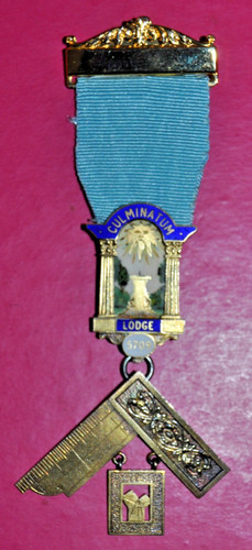 Masonic past master jewel - masonic,