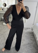 Topshop Black Jumpsuit Size 10