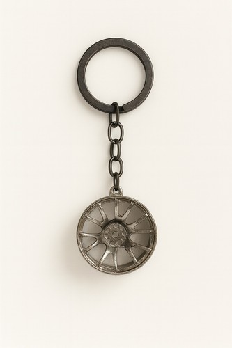 Wheel rim keychain - wheel,