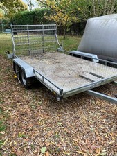 Flatbed Car Transporter Trailer 3.5 x 1.8m. Twin axle Braked