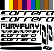 carrera fury sticker decal