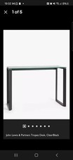 John Lewis Tropez Desk Chrome