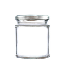 96 x 190ml Round Glass Jam Jars Lids Preserves Honey Pickle Chutney 8oz Deluxe