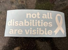 Not All Disabilities Are