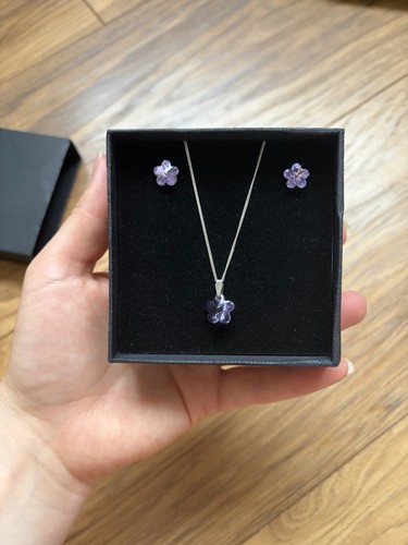 Sterling silver purple - &,