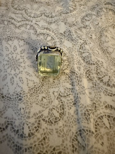 Pretty silver setting glass - pretty,