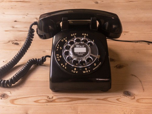 Vintage rotary dial - , phone