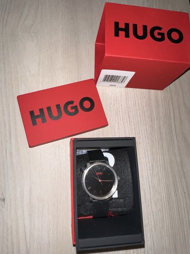 Hugo men quartz black - men's,