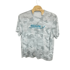 Boston Whaler Sport-Tek 4XL Performance T-Shirt Grey and Turquoise