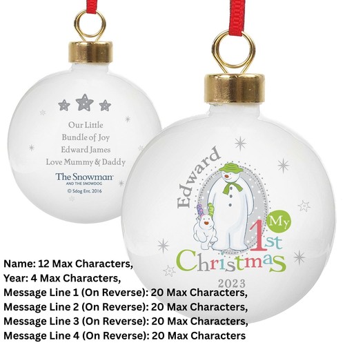 Personalised the snowman and - the,