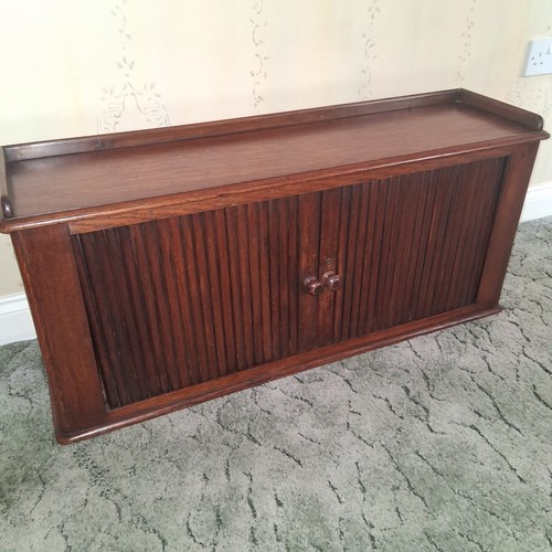 Antique oak counter top - counter,