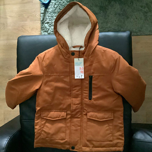 Primark tan hooded lined zip - primark,