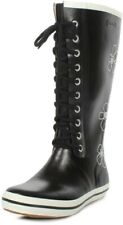 Viking Retro Flower Black Wellington Boots Ladies Festival Wellies UK 3.5 EU 36