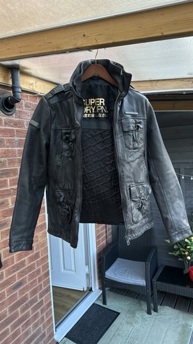 Superdry men black real - superdry,